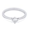0,11ct brillant ring 14 kt hvidguld