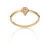 Diamond Diamond ring 18kt guld og 0,02ct brillant - Billede 2