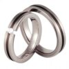 Ametyst og brillant guldring - Billede 2