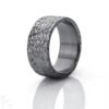 Tantal ring - med "kristallin" overflade