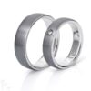 Tantal ring med sterling sølv foring